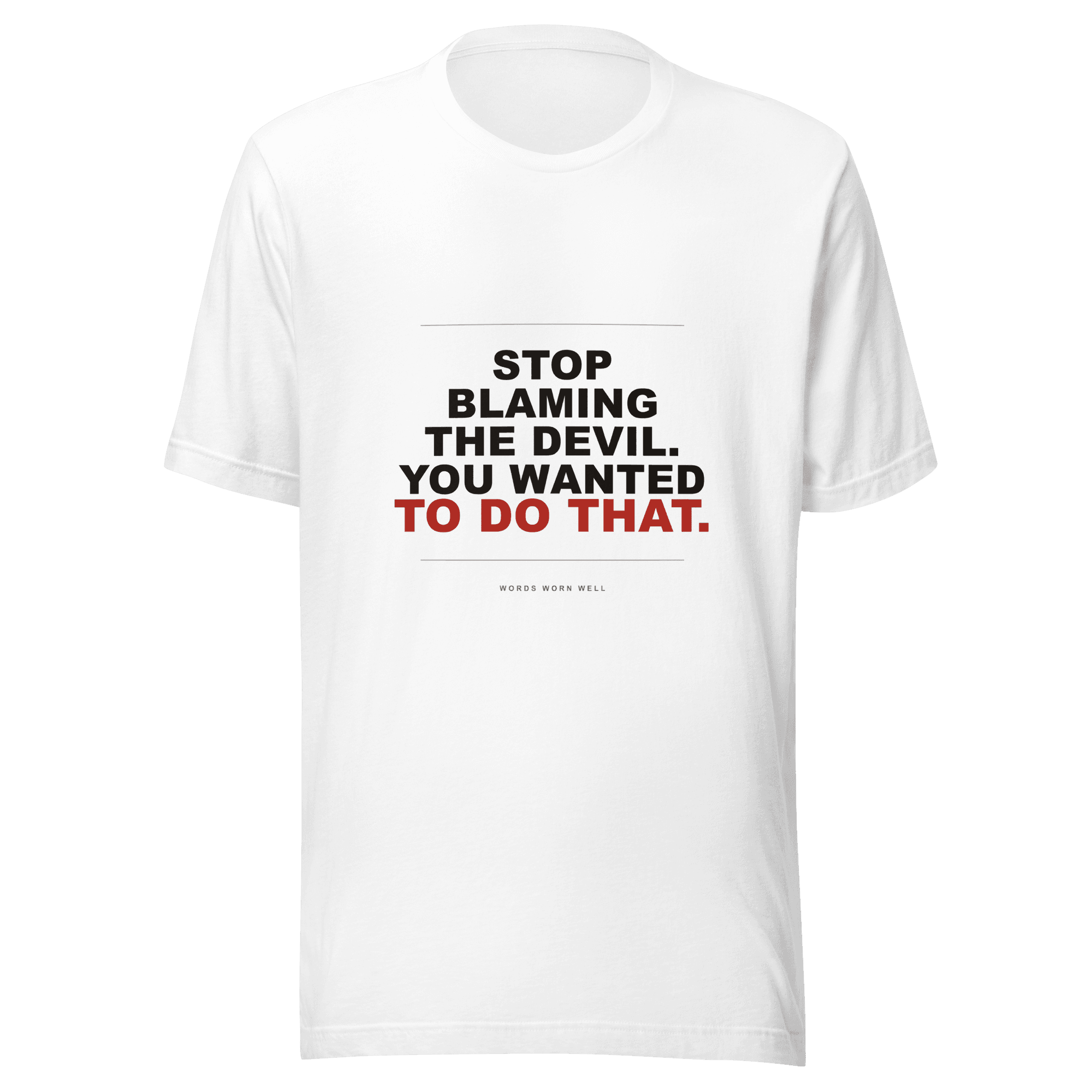 Stop Blaming The Devil